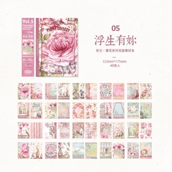 Yoofun Vintage - Inspired Double - Sided Scrapbook Paper Collection (E)