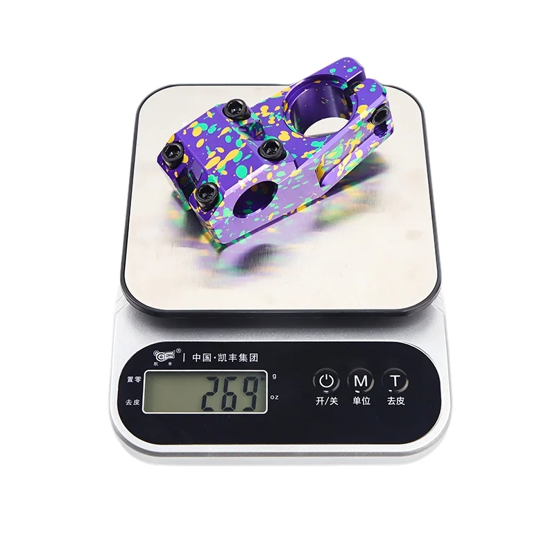 M-angetriebener BMX-STEM 28,6 mm 22,2 mm 50 mm Ultraleichter, hochfester Riser 35/50 mm für Street/Freestyle Bike Pro-Level – Detail 20