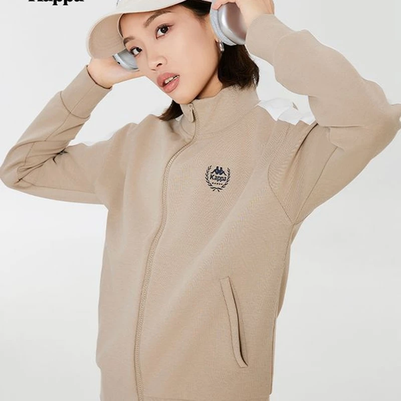  Ba to Ba 여성용 스포츠 자켓 봄 가을 칼라 오픈 가디건 스웨트 셔츠 캐주얼 야구 유니폼 K0E22WK0