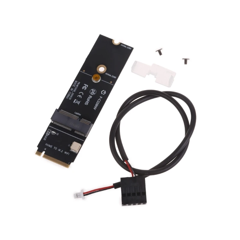 

M.2 M key to A + E Key NGFF слот WIFI Беспроводная сетевая карта M2 NGFF PCI Express to E key slot Adapter Dropship