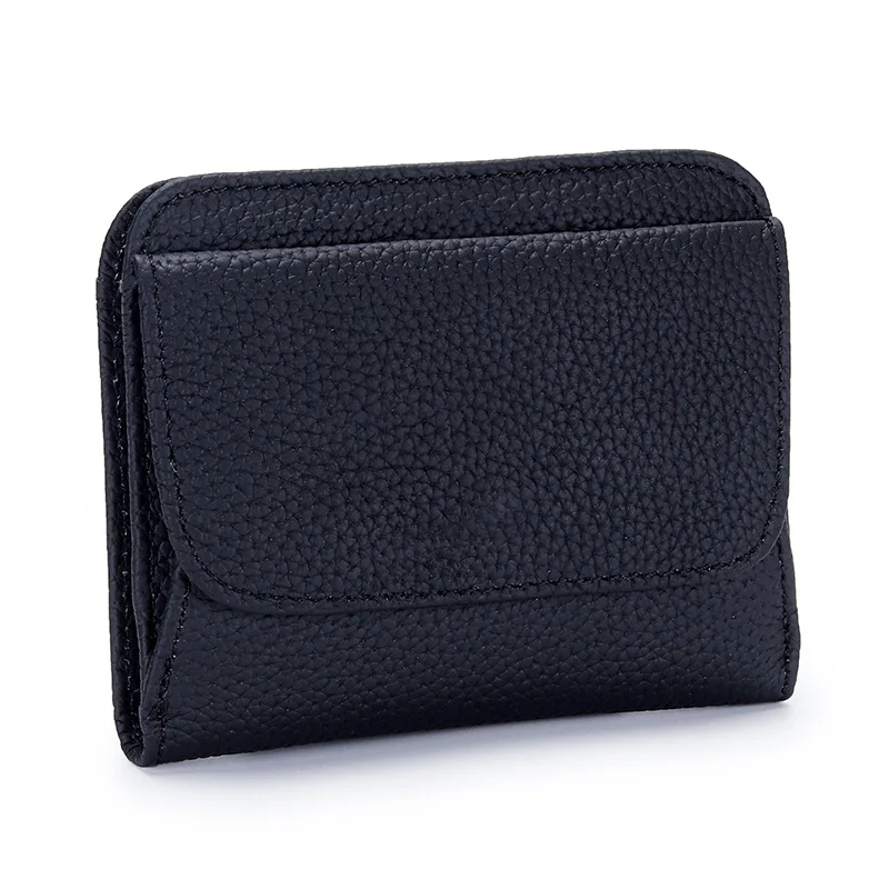 Brand Design Mini Wallet Women Genuine Leather Wallets Fashion New Coin Purse Short Wallet Female Small Woman Wallets and Purses