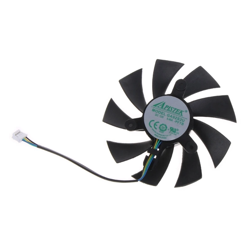 ZOTAC ׷ ī ð ҿ 1/2PC 88mm GA92S2H 4Pin 12V GPU   Dropship