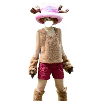 2 anni dopo Tony Tony Chopper Costume Cosplay con cappello rosa