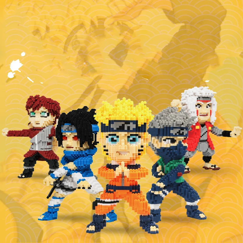 Japão anime micro tijolos figura naruto hatake kakashi dos desenhos  animados diy modelo 3d diamante mini montagem blocos de construção para  brinquedo - AliExpress