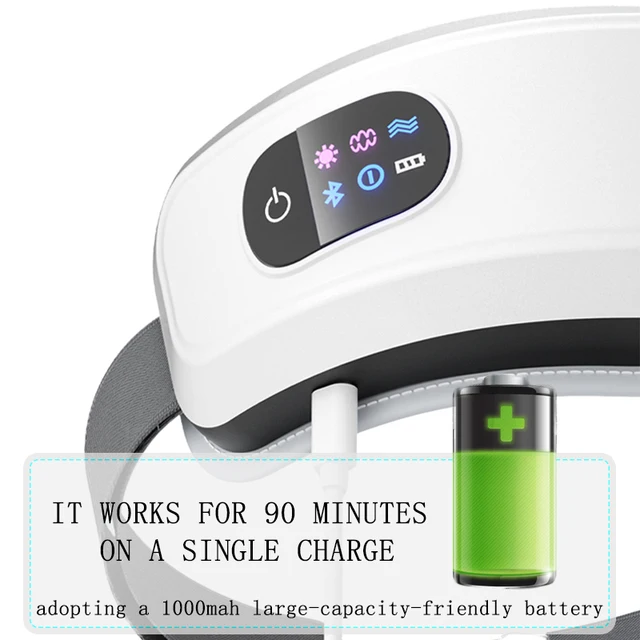 피로한 눈에 힘을 되찾아 시력 건강을 최적화하는 온열 눈 마사지기