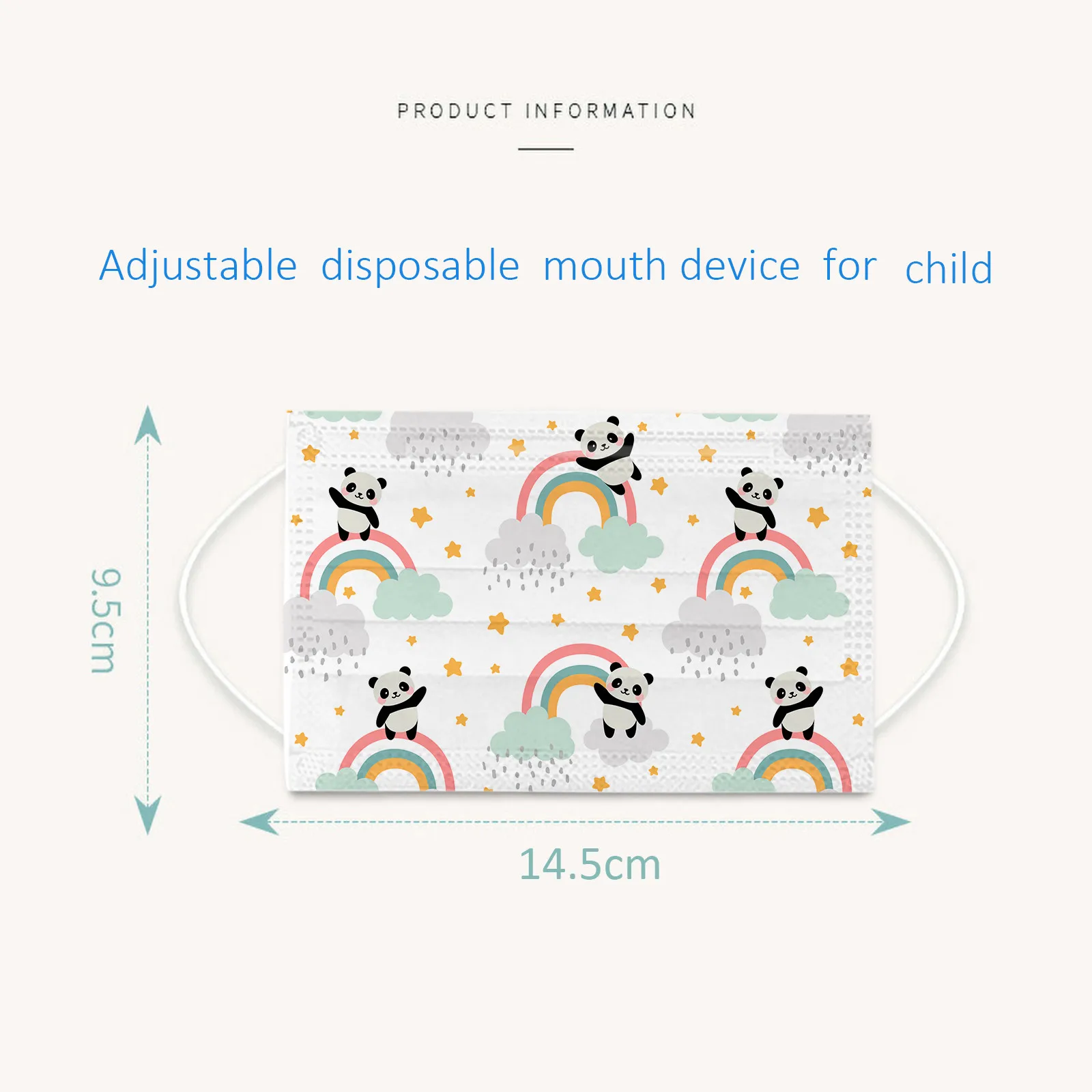 Kids Children'S Mask Disposable Face Mask Industrial 3ply Ear Loop 50pcs Disposable Mouths Covers Cubre Bocas Desechables