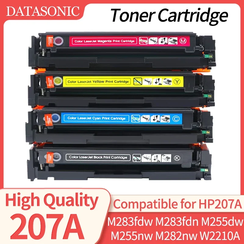 207A Toner geel (met chip) compatibel met HP 207A W2212A voor HP Color Laserjet Pro MFP M283fdw M255dw M282nw M283fdn M255nw M255 M282 M283 (1 stuk 207A Toner geel (met chip) compatibel met HP 207A W2212A voor HP Color Laserjet Pro MFP M283fdw M255dw M282nw M283fdn M255nw M255 M282 M283 (1 stuk
