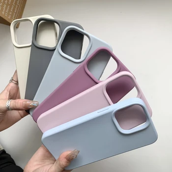 Liquid Silicone Case for iPhone 17 Pro Max, 17 Air, 16 Plus, 15, 14, 13, 12, 11 – Official Style Soft Protective Cover 1