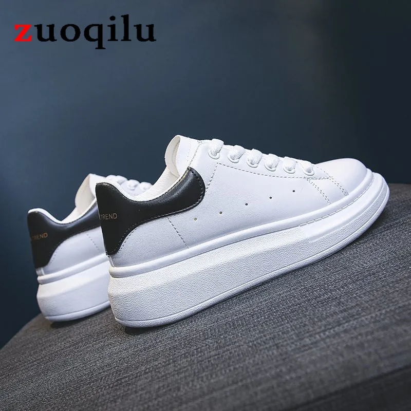 Platform sneakers women white casual shoes for women thick sole sneakers  skateboard shoes Chaussure Femme vulcanized sneakers - AliExpress