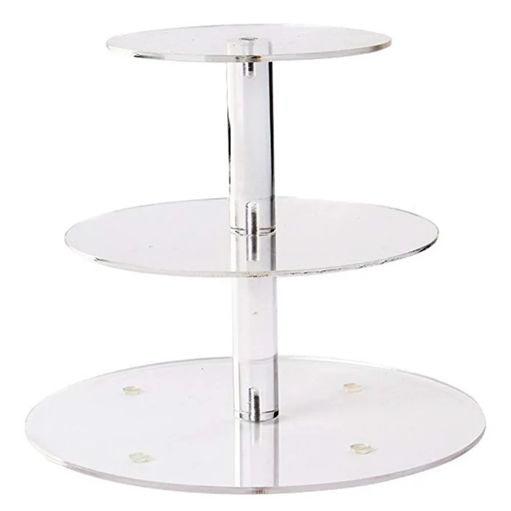 

Cake Tray Cake Decorating Cake Stand Display Rack Acrylic Table Display Transparent Afternoon Tea Dessert Kitchen Storage Tray