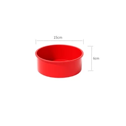 Premium Silicone Non-stick Round Cake Baking Pan - Ideal for Layer, Cheesecake, and Chocolate Creations (967-random color)