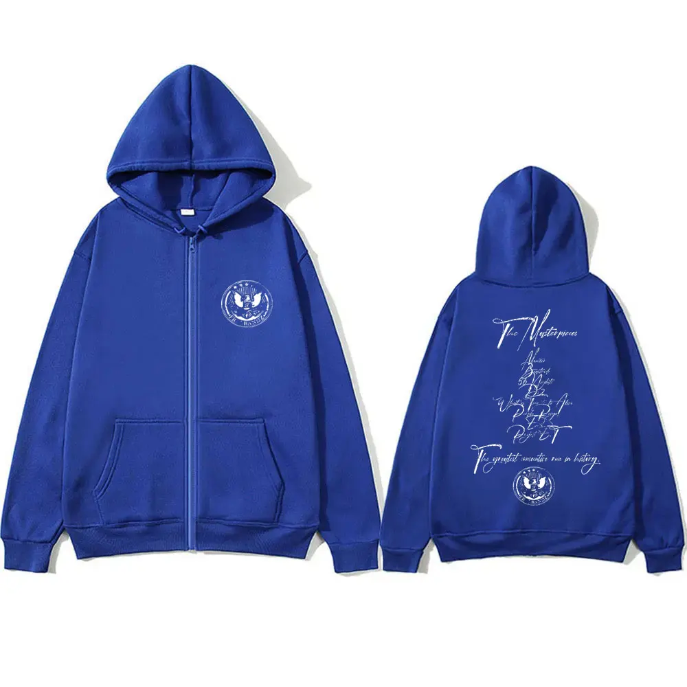 Rapper Future Print Zipper Hoodie Men Women Fashion Casual Vintage Zip Up Jacket Men's Hip Hop Oversized Sweatshirt Streetwear