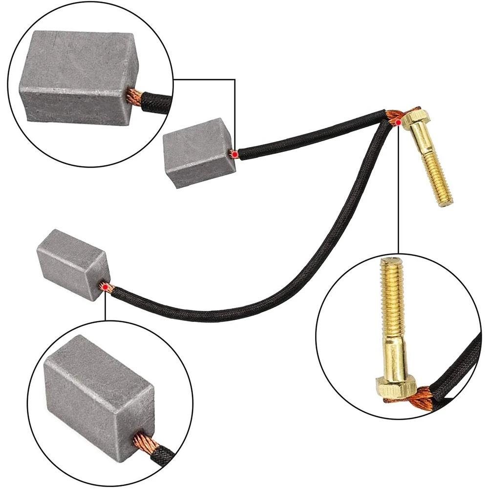 Golf Cart ADC Motor Brush Kit with Hardware for Club Car 1021862-01 EZGO Electric 73120-G25 4
