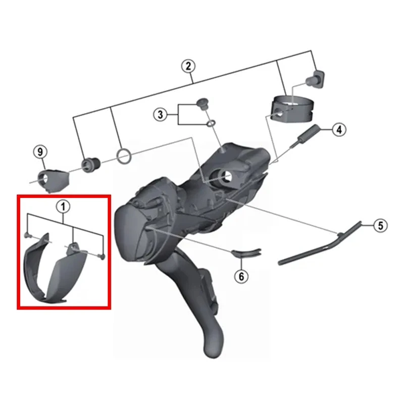 Shimano-ブレーキレバー名プレートと固定ネジ、シフト、sora ST
