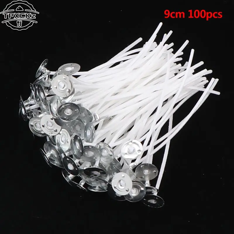 100pcs Original Smokeless Candle Wicks Soy Wax Core Woven Cotton Core  Kerosene Lamp Wax Line Wood Accessories candles making - AliExpress