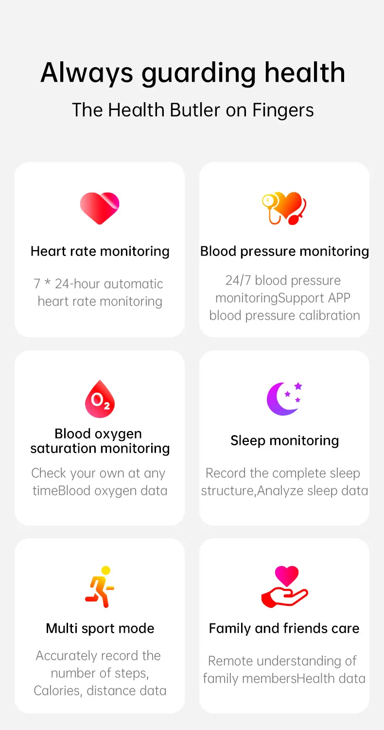 R1000 Stainless Steel Health Tracker Smart Ring Blood Oxygen Pressure Heart Rate Monitor Smart Finger Rings Fitness Waterproof