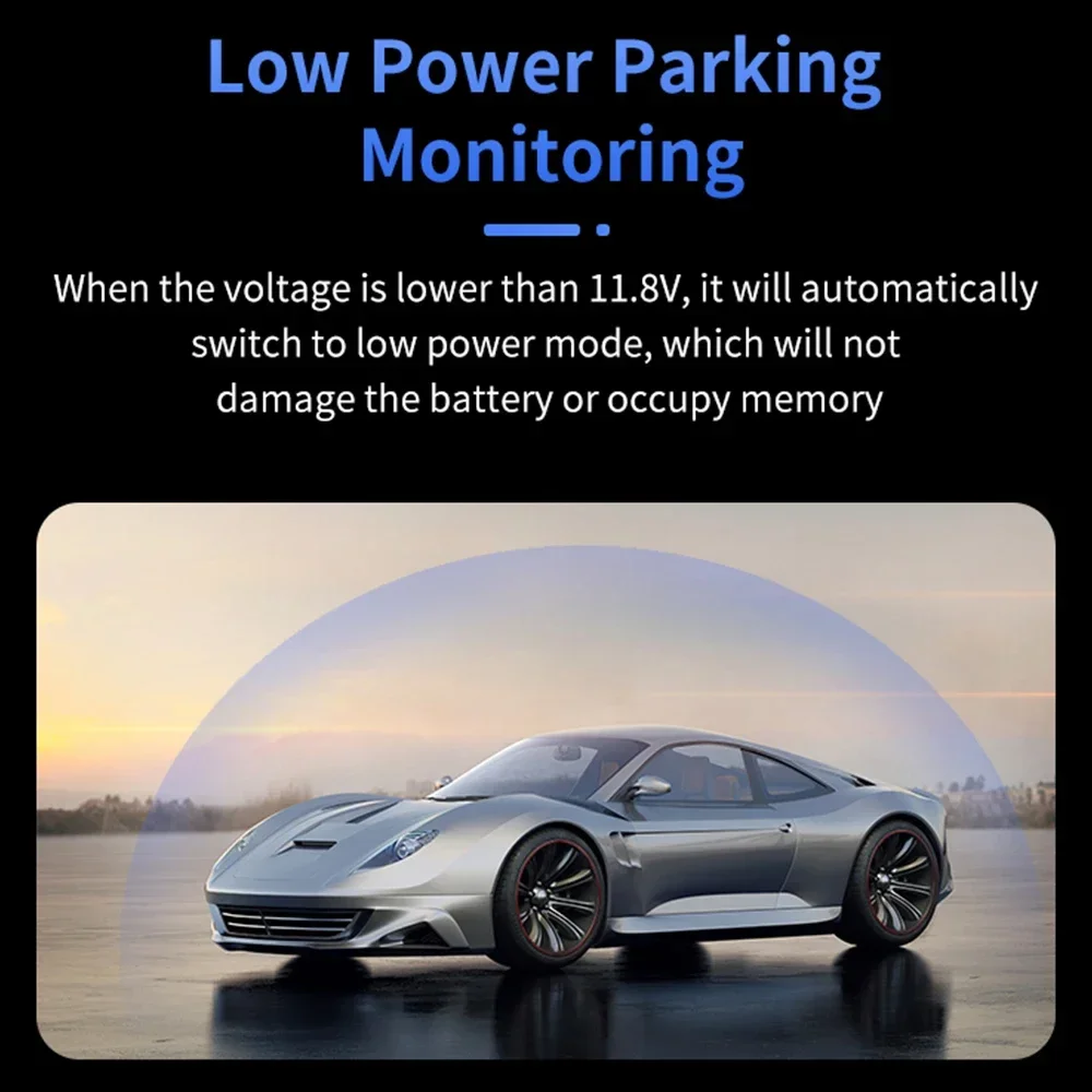 PEGATAH 4G LTE Dash Cam 4K Recording Car Camera DVR Night Vision Video Recorder Remote Monitoring 24H Parking Monitor Camera ACC