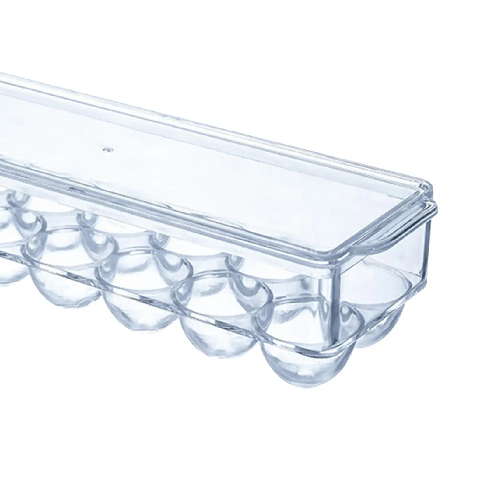 Egg Container for Refrigerator 14 Count Refrigerator Organizer Bin Egg Tray Egg Container Holder for Fridge Organization Home