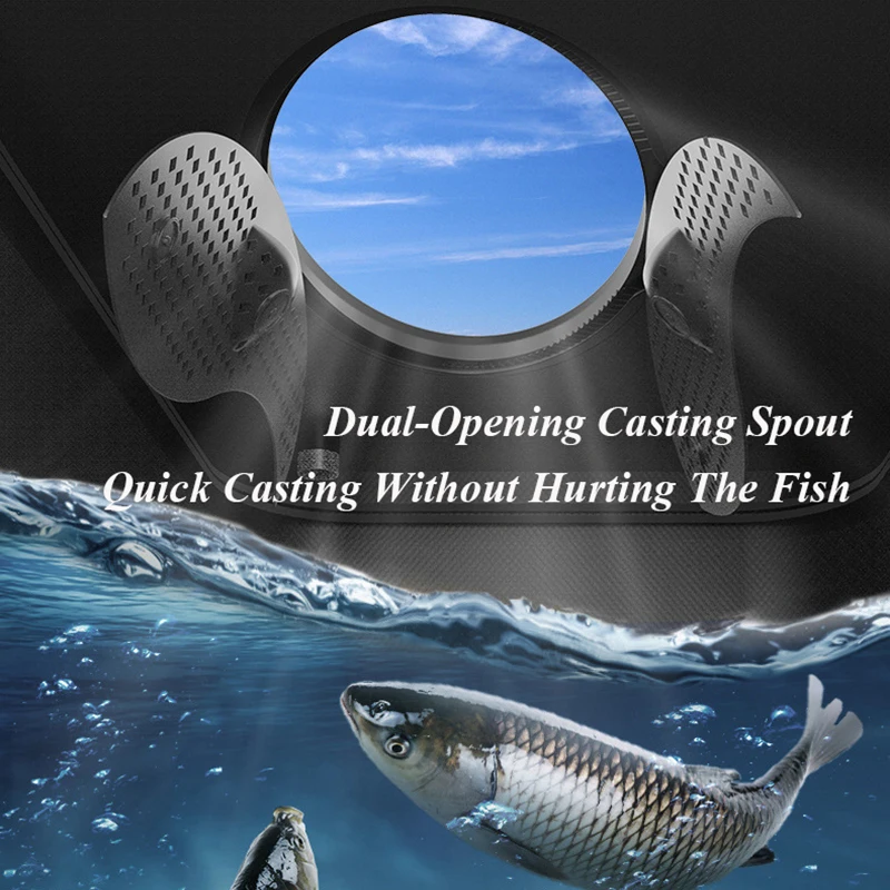 Fishing Bucket-Thickened EVA Large Capacity Portable Foldable Live Bait Live Fish Bucket with Oxygen Pump Outdoor Fishing Tool
