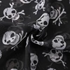 Chiffon Skull Scarf 160*50CM Geometric Printing Pattern Fashion Street Style Holiday Beach Spring Autumn Decorative Shawls New 5