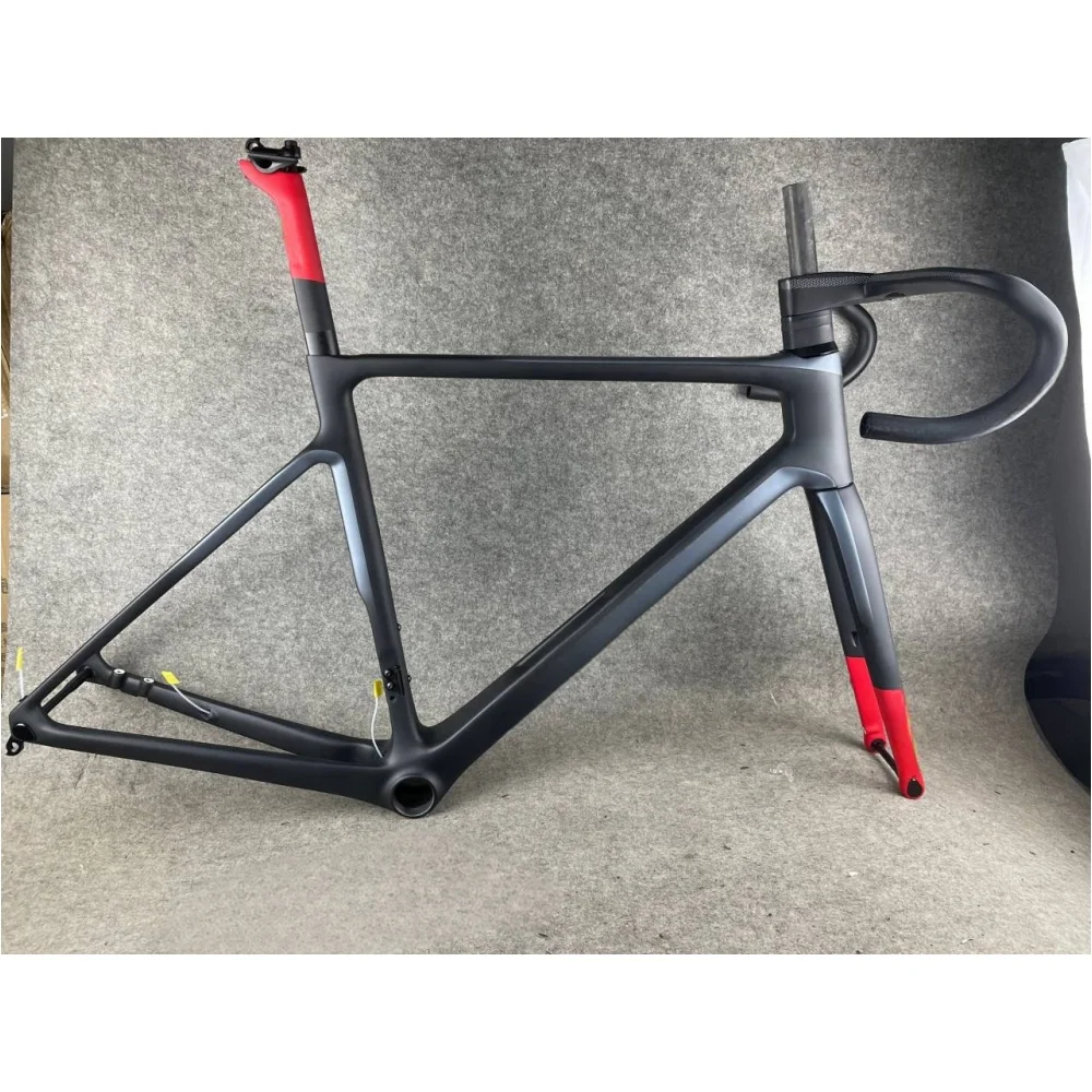 T1000V4RSCarbonRoadFrameHandlebarSpeedBikeFramesT47DiscBrake