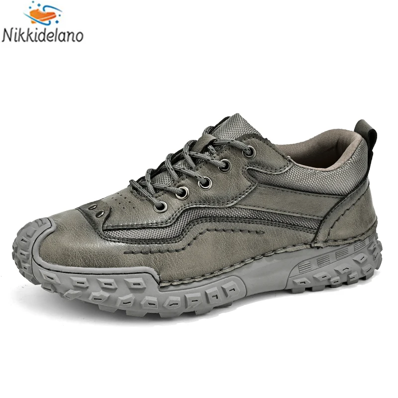 2023 New Winter Men Soft Leather Casual Shoes Luxury Fashion Soft Loafers Moccasins Breathable Slip on Driving Shoes Big Size