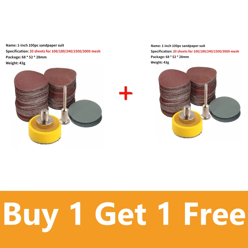 

Инструмент для полировки дерева, металлический шлифовальный диск диаметром 1 дюйм, 100 шт.