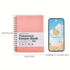 A6 MINI Size Spiral Password Keeper Book With Alphabetical Tabs Notebook Notepad Notebooks Writing Pads Office School Supplies 5