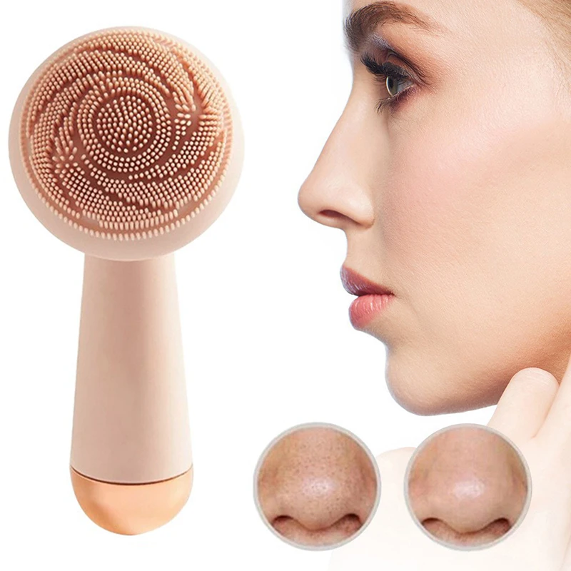 Electric Facial Brush Skin Massager Electric Face Brush USB Clean Waterproof Sonic Vibration Beauty Instrument Care face women micro current skin lightening facial deep clean ion introduction anti aging massager facial lifting compact beauty instrument