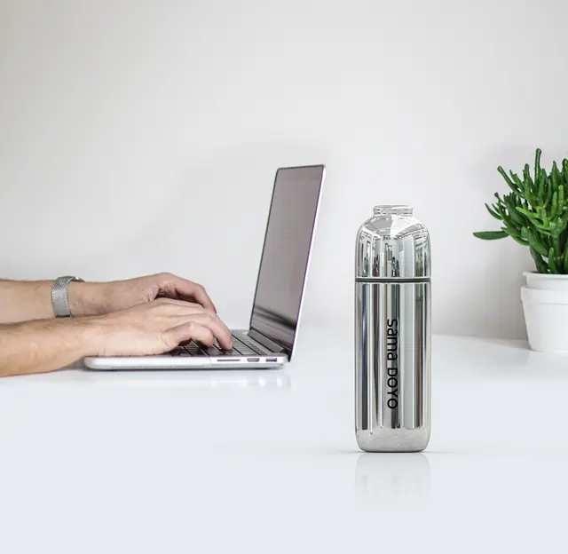 Samadoyo 400ml Thermal Tumbler - Ceramic Coated, 8H Hot/6H Cold, Titanium Filter & Magnetic Cup 4