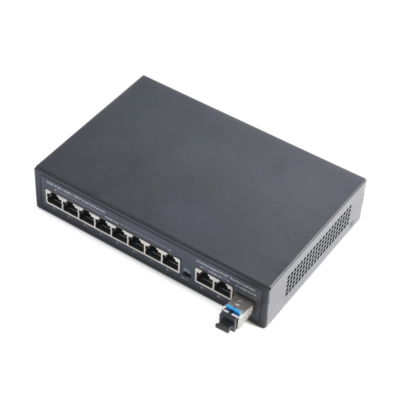 IP 카메라 무선 AP용 이더넷 스위치, 표준 POE 스위치, 4/8 포트, 업 링크 포트 2 개, SFP 포트 1 개, 100, 1000Mbps, 1 개