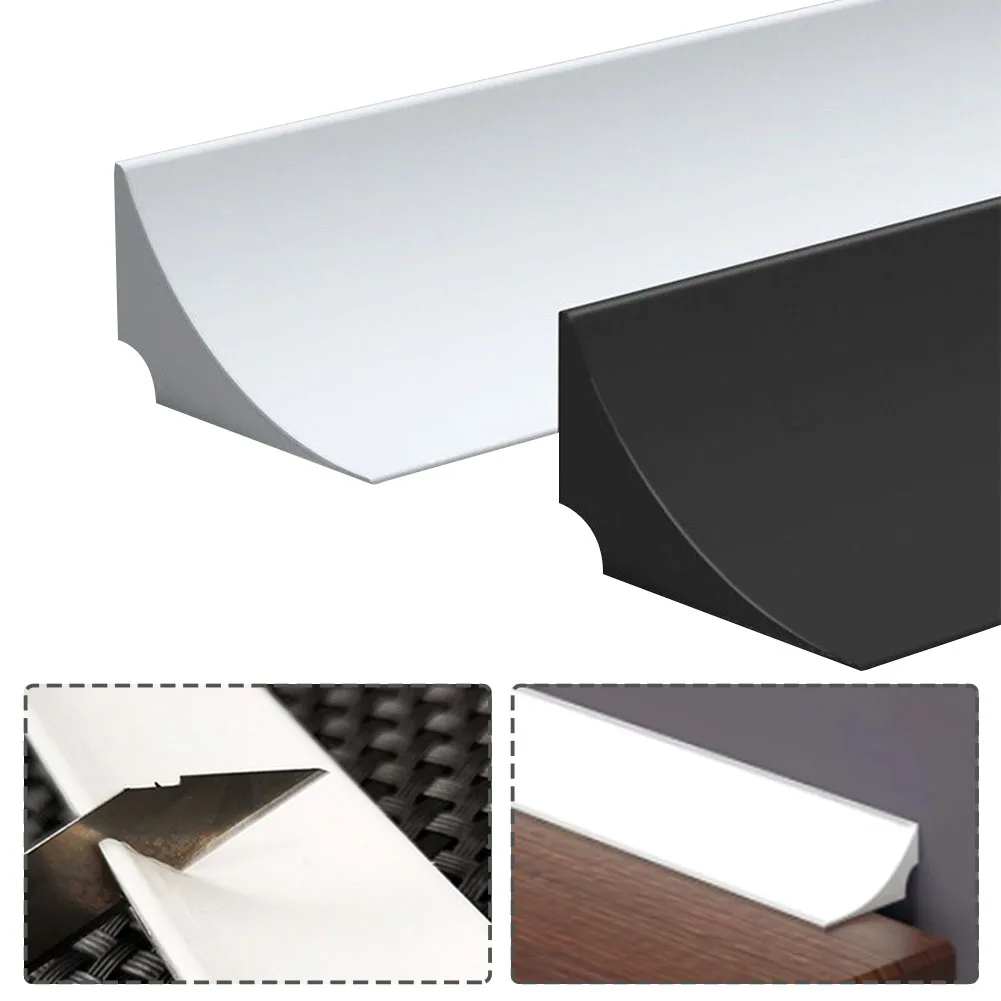 Silicone Water Stop Strip Water Barrier Silicone Water Stop Strip 50-100cm Kitchen Bathroom Isolation