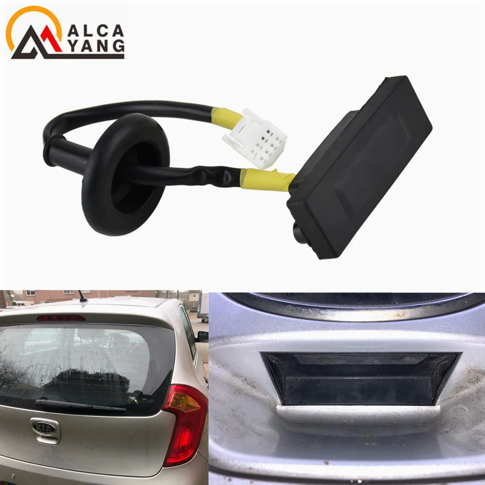 Posteriore Del Tronco Di Avvio Interruttore Di Rilascio Boot Lid Portellone Tronco Pulsante Di Apertura Per Orgoglio 2011-2015 812601W220 Picanto Matt
