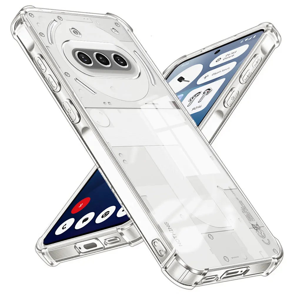 Airbag Shockproof Clear TPU Phone Case - Soft Silicone Back Cover