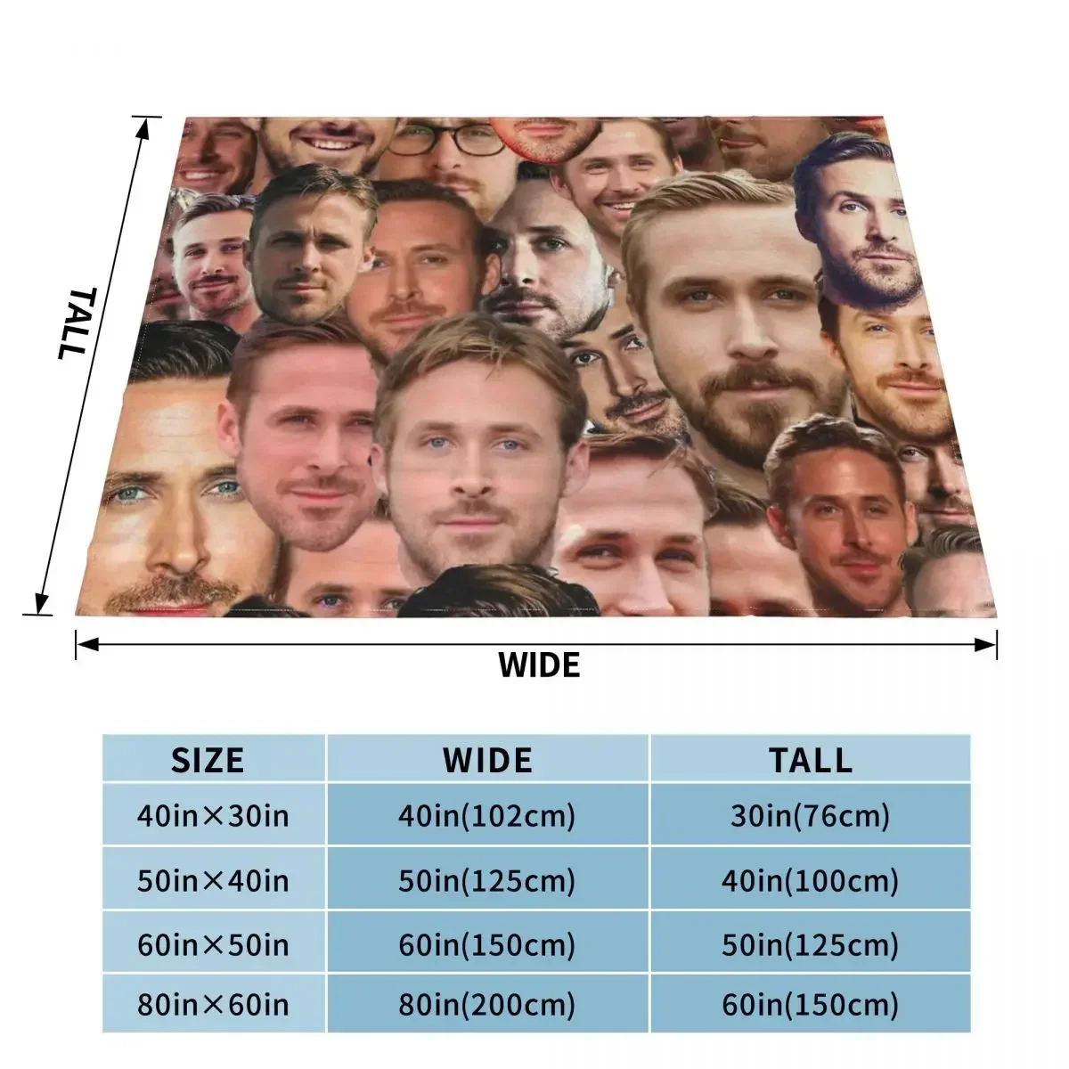 RYAN GOSLING Kendall ���̽� �� ���, ��Ƽ�� ������ ���, ������ ��Ʈ, 125x100cm