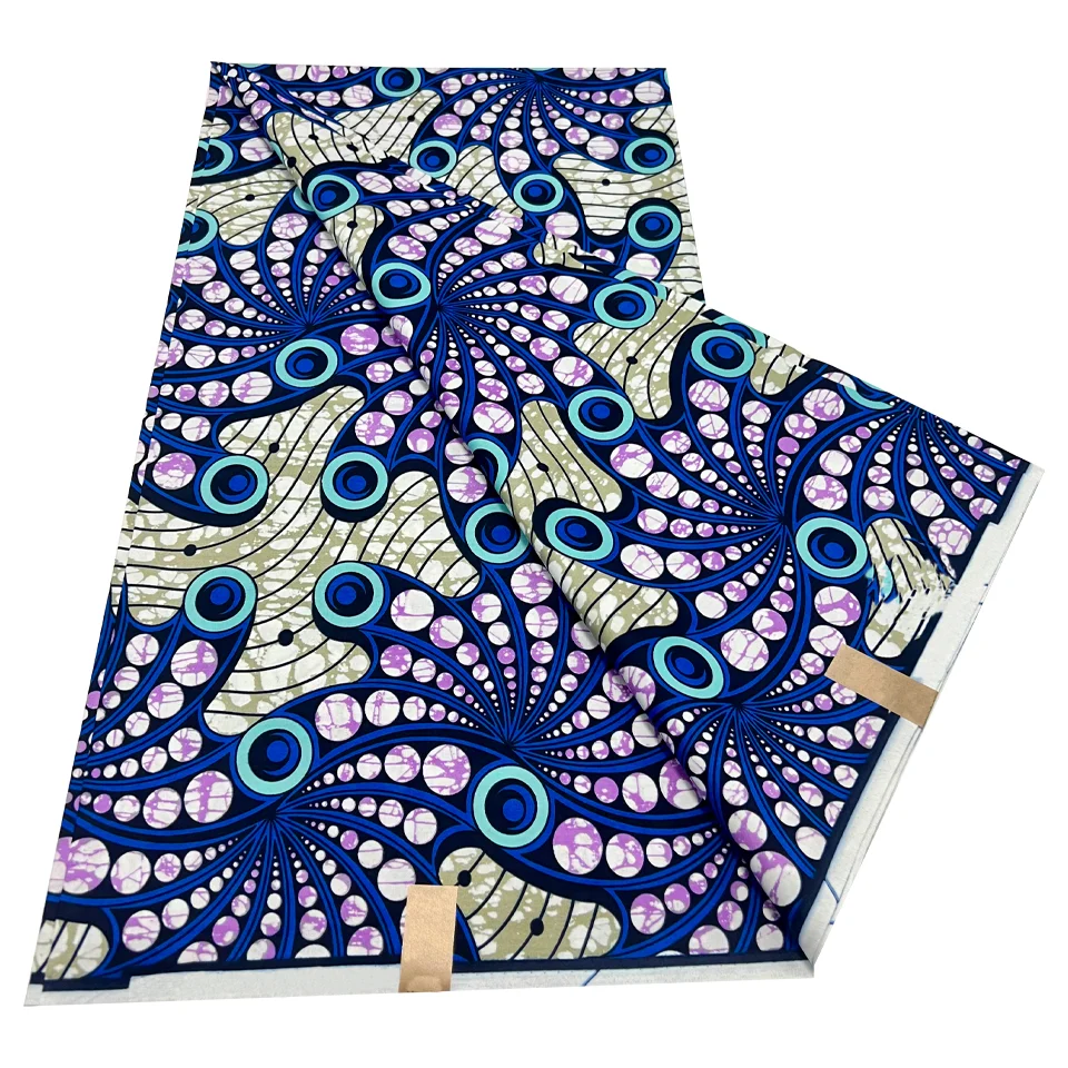 wax cotton african real super printed wax plain cotton fabric