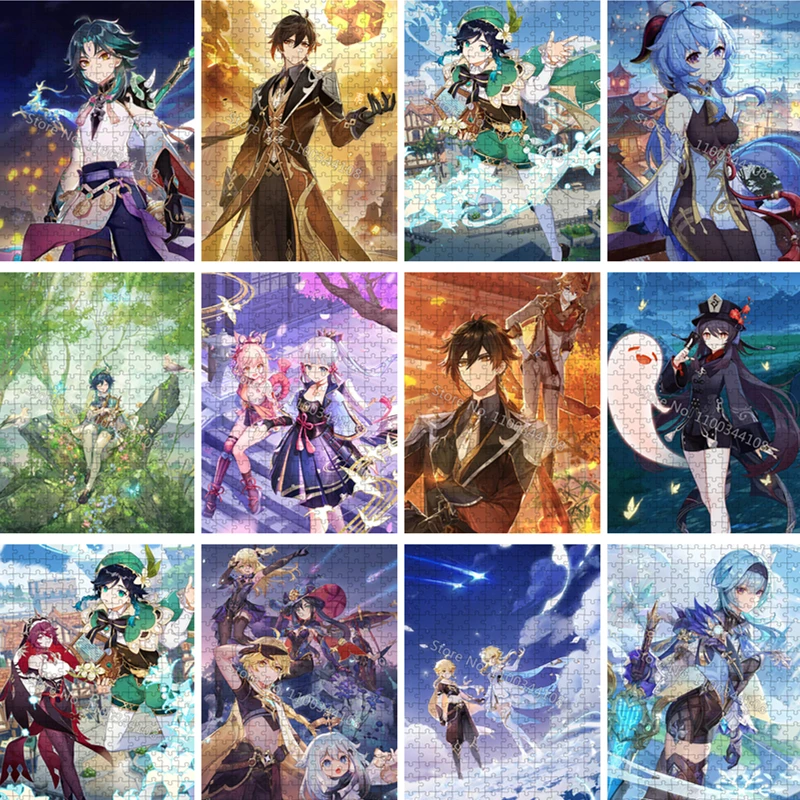 Genshin Impact Well Puzzle Genshin Impact Ship Puzzle 1000 Pieces