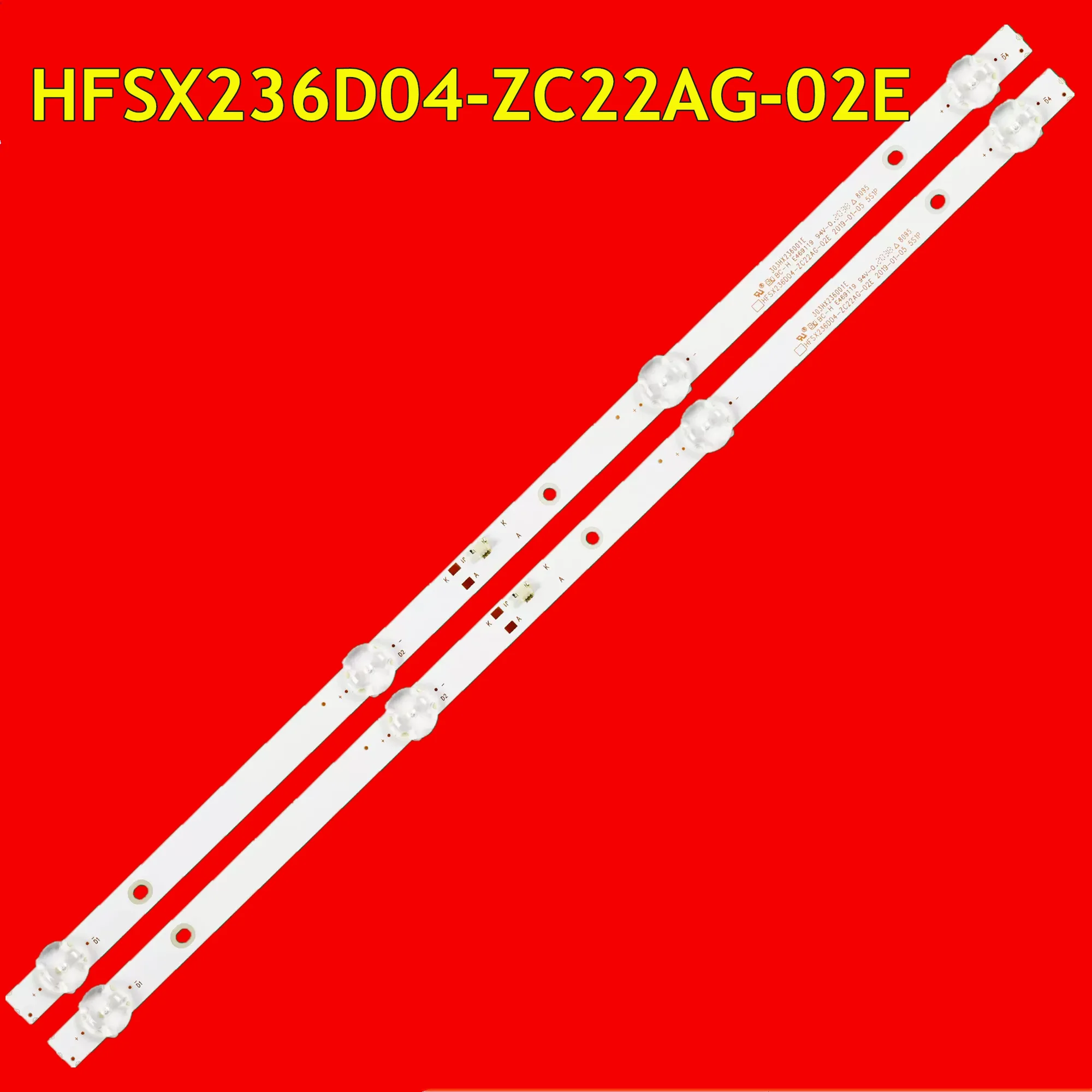 

10pcs 30pcs LED TV Backlight Strip HFSX236D04-ZC22AG-02E