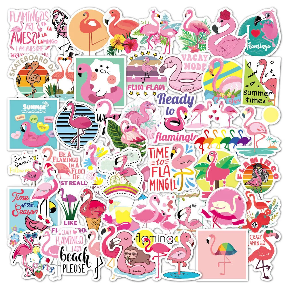 Flamingo Cute Tropical Kids Notebook