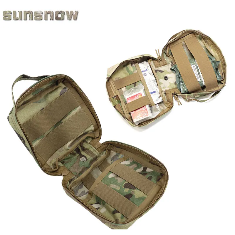 

Tactical First Aid Kit Molle Military Paintball Airsoft Combat Medical Bag Outdoor Hunting Hiking Survival EDC Waist Fanny Pack