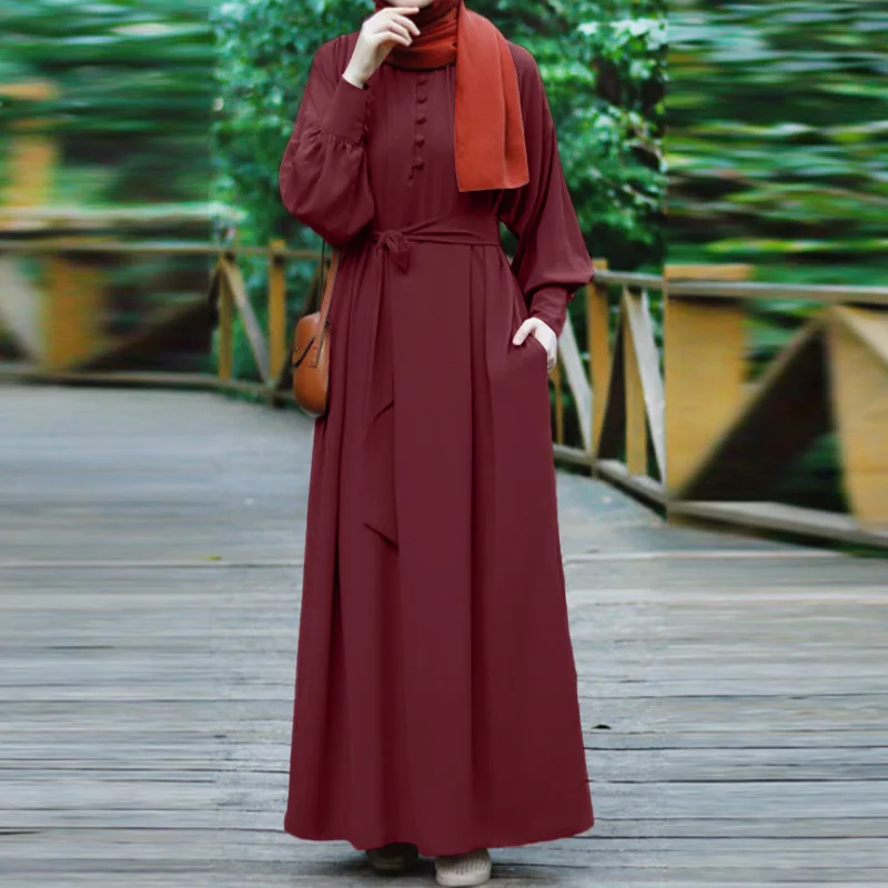 Saudi Arabic Eid Party Dress Muslim Women Abaya Elegant Long Sleeve Morocco Caftan Dubai Ramadan Abayas Vestido Kaftan Robe 2024