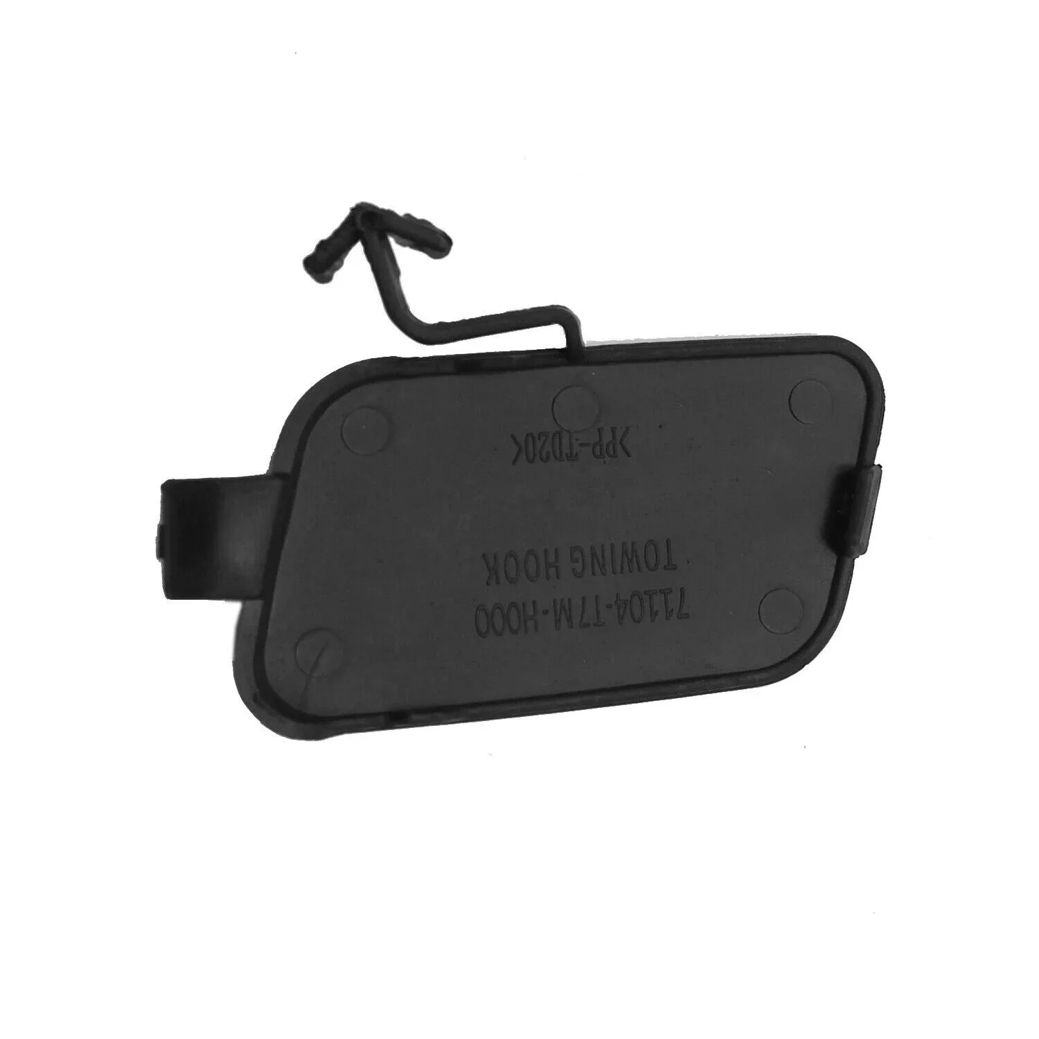 ABS Black Car Front Bumper Tow Hook Eye Cap Trailer Cover Fit for Honda HR-V Auto Accessories Exterior Parts car rear bumper hook cover
