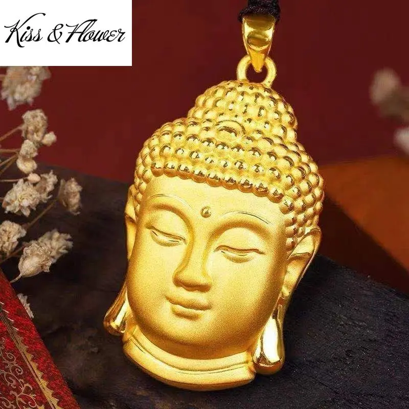24k Gold Necklace Buddha | 24k Gold Buddha Jewelry | Buddha 24k Gold ...