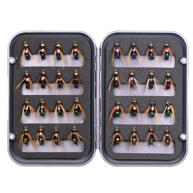 Artificial Bait Nymph Scud Fly Bug Worm Trout Fishing Flies Insect 2
