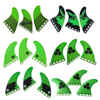 UPSURF FUTURE Green FINS G3/G5/G7/AM2/GAM Surfboard Fins For Surf Accessories Thruster Quillas Surf Fins For Funboard Tri Fin 1