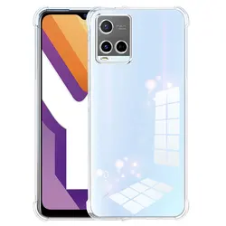 Shockproof Clear Soft Silicone Phone Case - Durable Protective Cover for Vivo Y21G (FSKS)