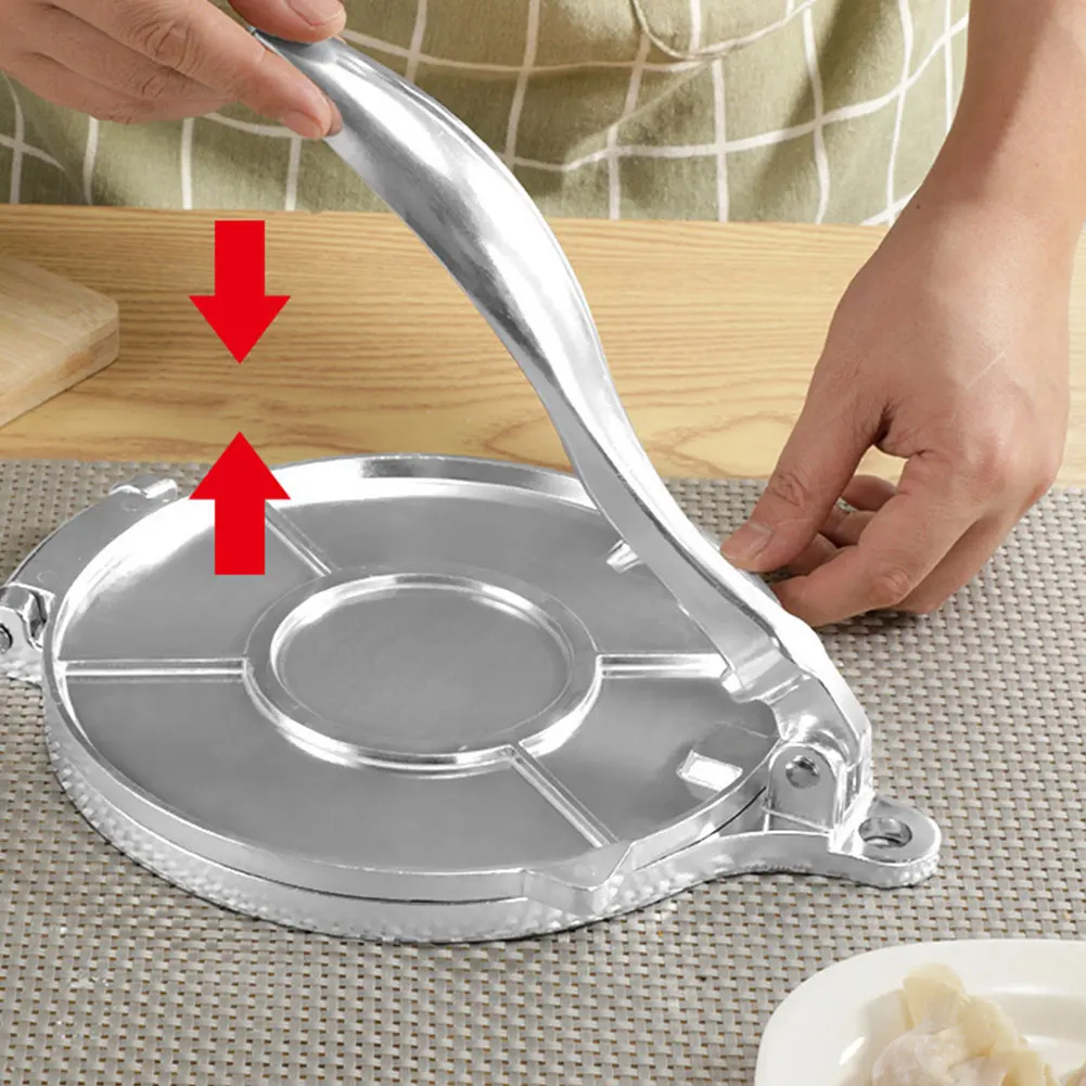 Aluminium Alloy DIY Tortilla Press Maker 16/20cm Manual Corn Tortillas Dough Pressing Tools Kitchen Cooking Gadget Accessories Tortilla Press