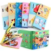 Cloth Book Toddler Soft Baby Books Rustle Sound Baby Quiet Books Infant Early Learning Educational Toys 0 -12 Months Tear-proof 4