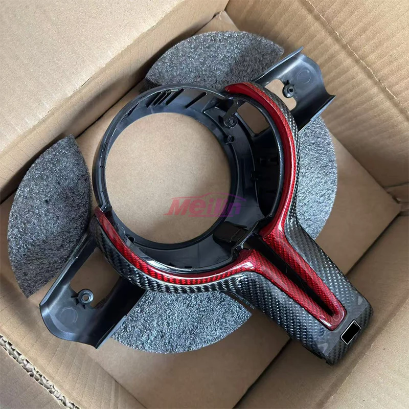 BMW T자형 스티어링 휠, F-섀시, T자형 휠 커버 플레이트, 다채로운 색상 선택 가능 업그레이드, 카본 파이버 커버에 적합