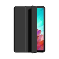 Premium Folding Stand Magnetic Case with Soft TPU Back for Xiaoxin Pad Pro 12.7 (Black)